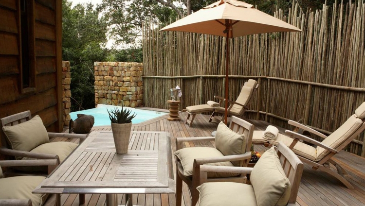 Tsala Treetop Lodge - Terrasse der Villa Tsala Treetop Lodge - Terrasse der Villa